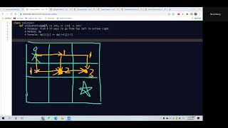 Leetcode 62. Unique Paths. Dynamic Programming. Python