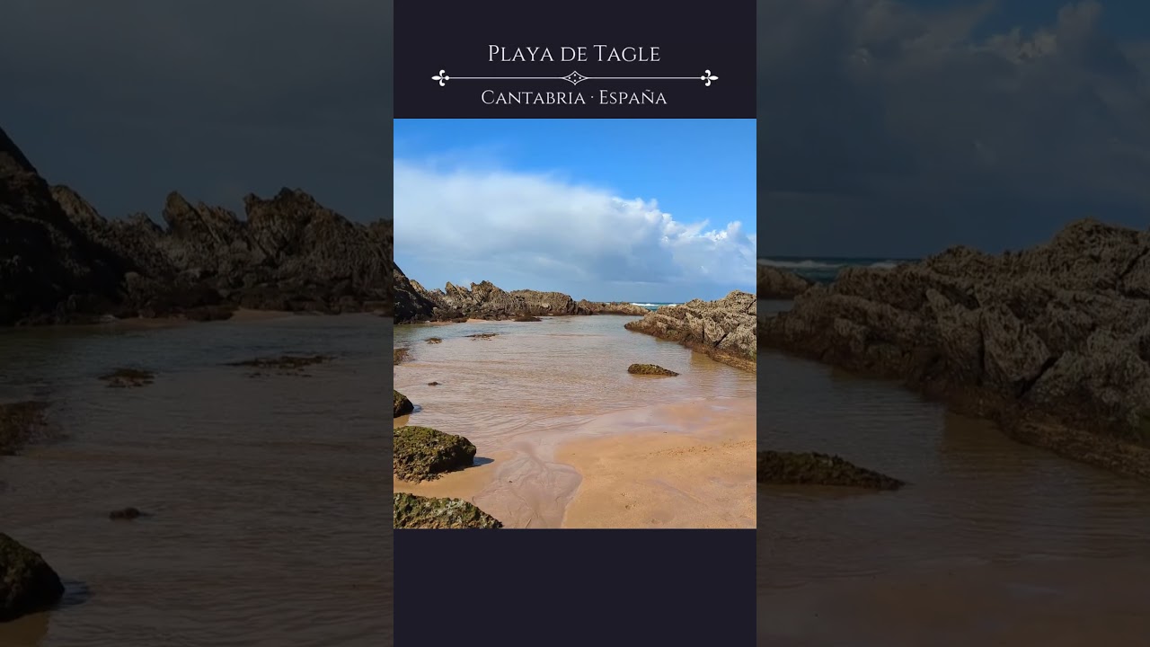 🌍 España Travel Vlog · 11/15 Playa de Tagle en Cantabria · Un pequeño PARAÍSO en el Mar Cantábrico ·