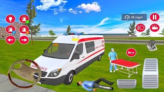 محاكي ألقياده إسعاف سائق سيارة إسعاف أمريكي ألعاب أندرويد العاب سيارات Ambulance Android Gameplay screenshot 4