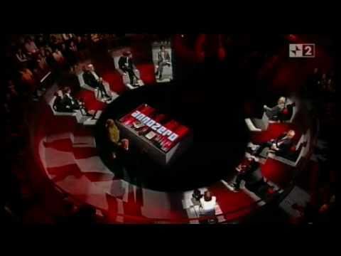 Michele Santoro canta "La libert" di Giorgio Gaber...