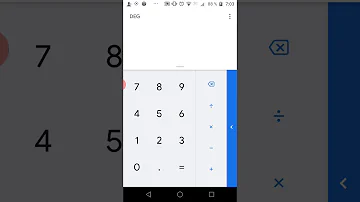 Como elevar um número na calculadora do celular?