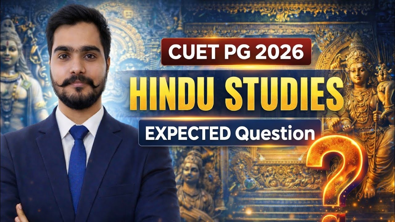 Cuet Pg 2026। Hindu Studies। Most Imp Questions। Most Expected Question ...