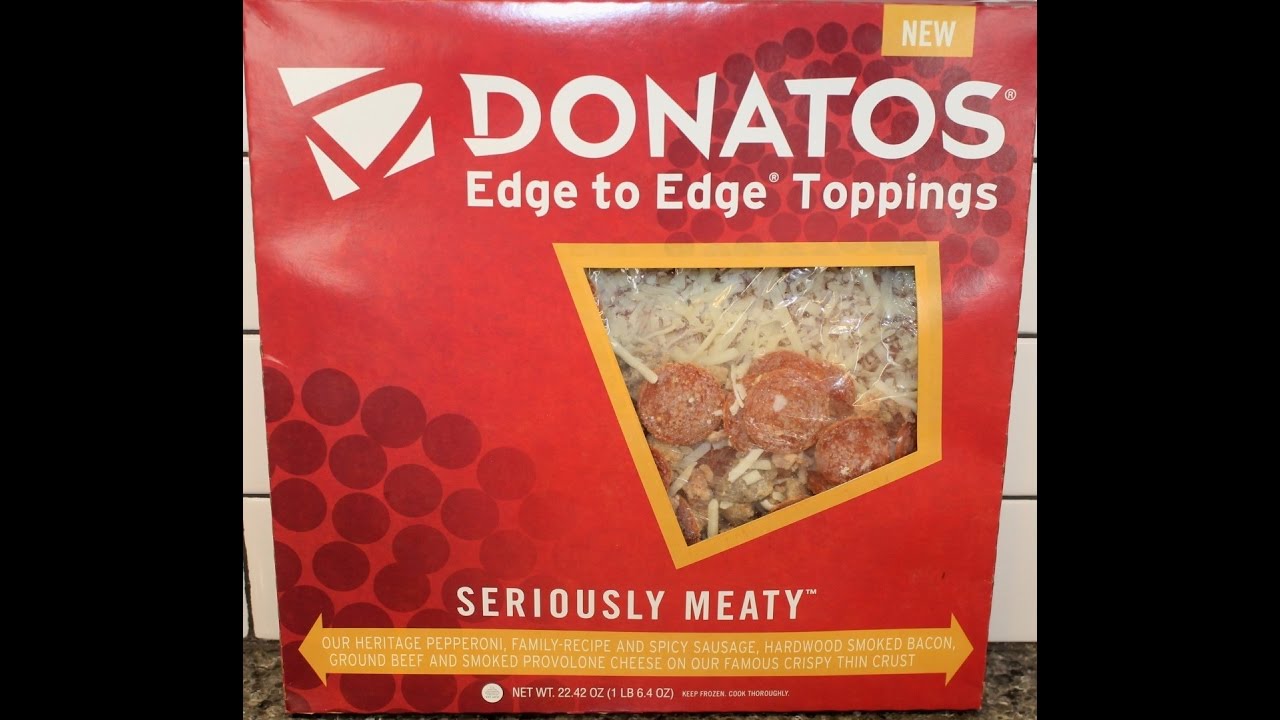 Donatos Seriously Meaty Pizza Review Youtube