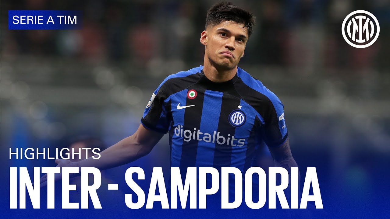 INTER vs SAMPDORIA 3-0 | HIGHLIGHTS | SERIE A 22/23 ⚫🔵 - YouTube