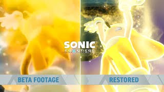 Sonic Frontiers: Beta Giganto Fight Restored