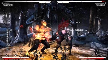 MKX Scorpion Combos (Hellfire)