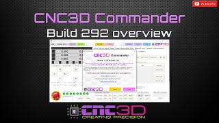 CNC3D Commander build 292 - Overview -  Powerful GRBL CNC control software