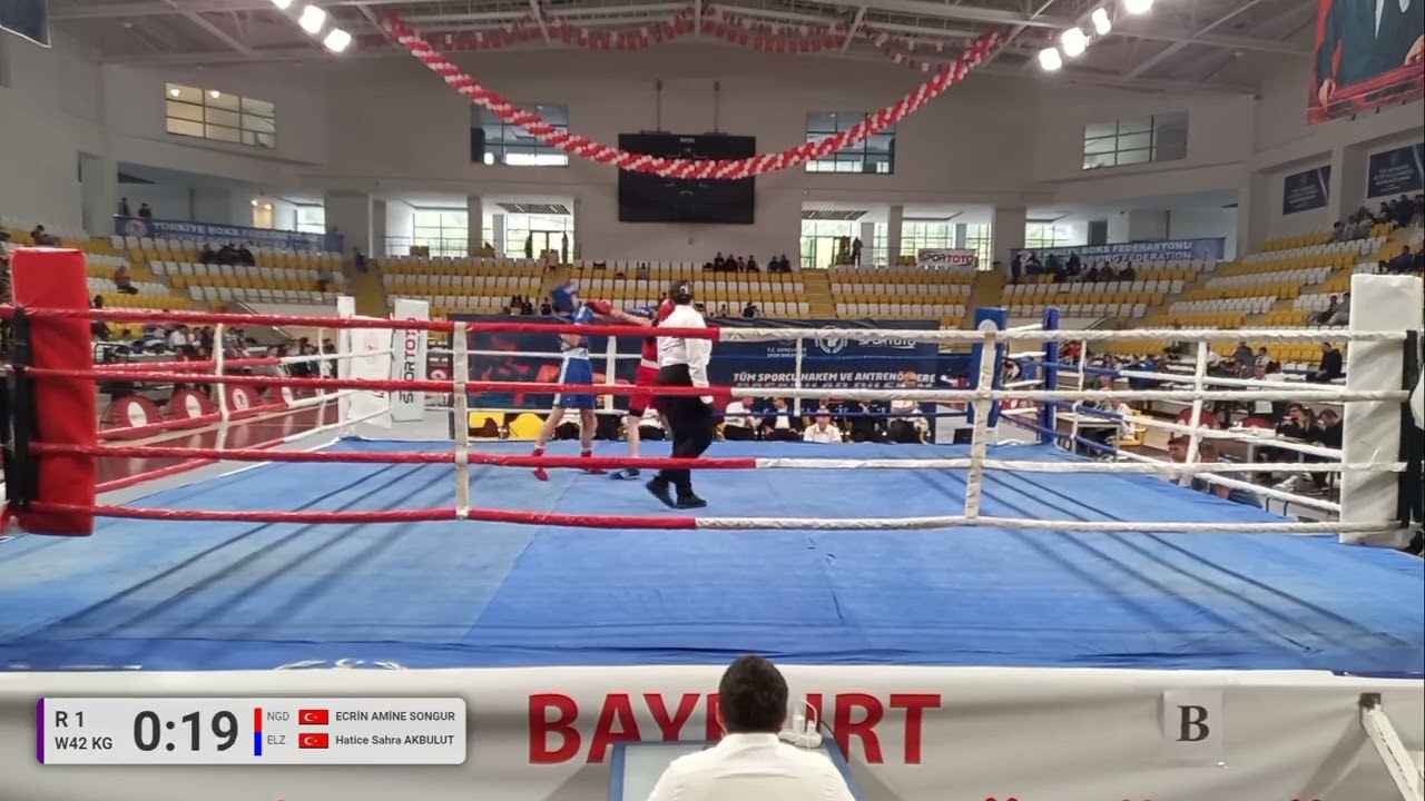 ECRİN AMİNE SONGUR - Hatice Sahra AKBULUT TÜRKİYE BOKS FEDERASYONU ÜST MİNİKLER FERDİ BOKS 2025