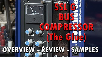 SSL G Stereo Buss Compressor MK II 500 Series Module Review with Samples
