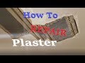 How To Repair Plaster Walls and Ceilings