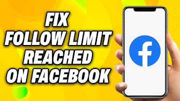 How to Fix Follow Limit Reached on Facebook (2025) - Easy Fix