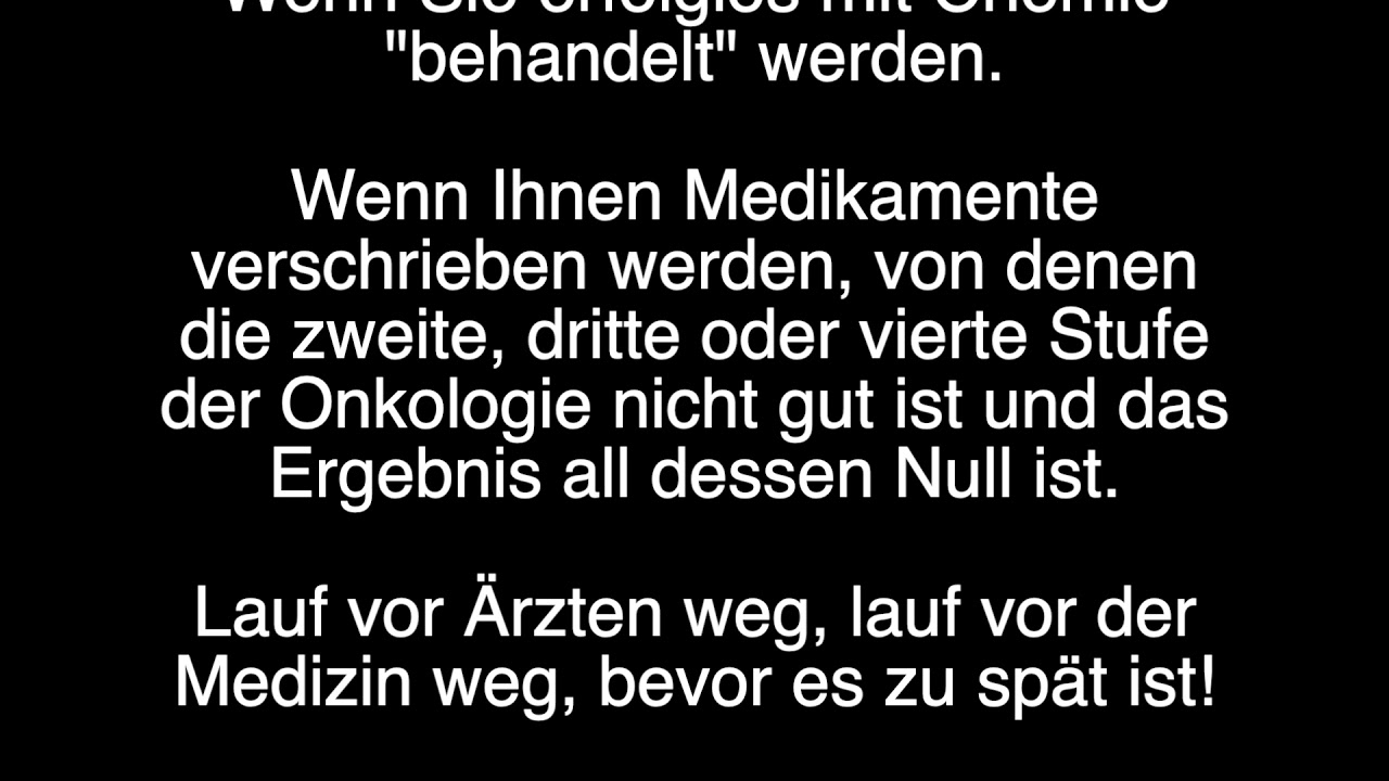 Eine Krebsbehandlung ist möglich, wenn Sie nicht in die Hände von