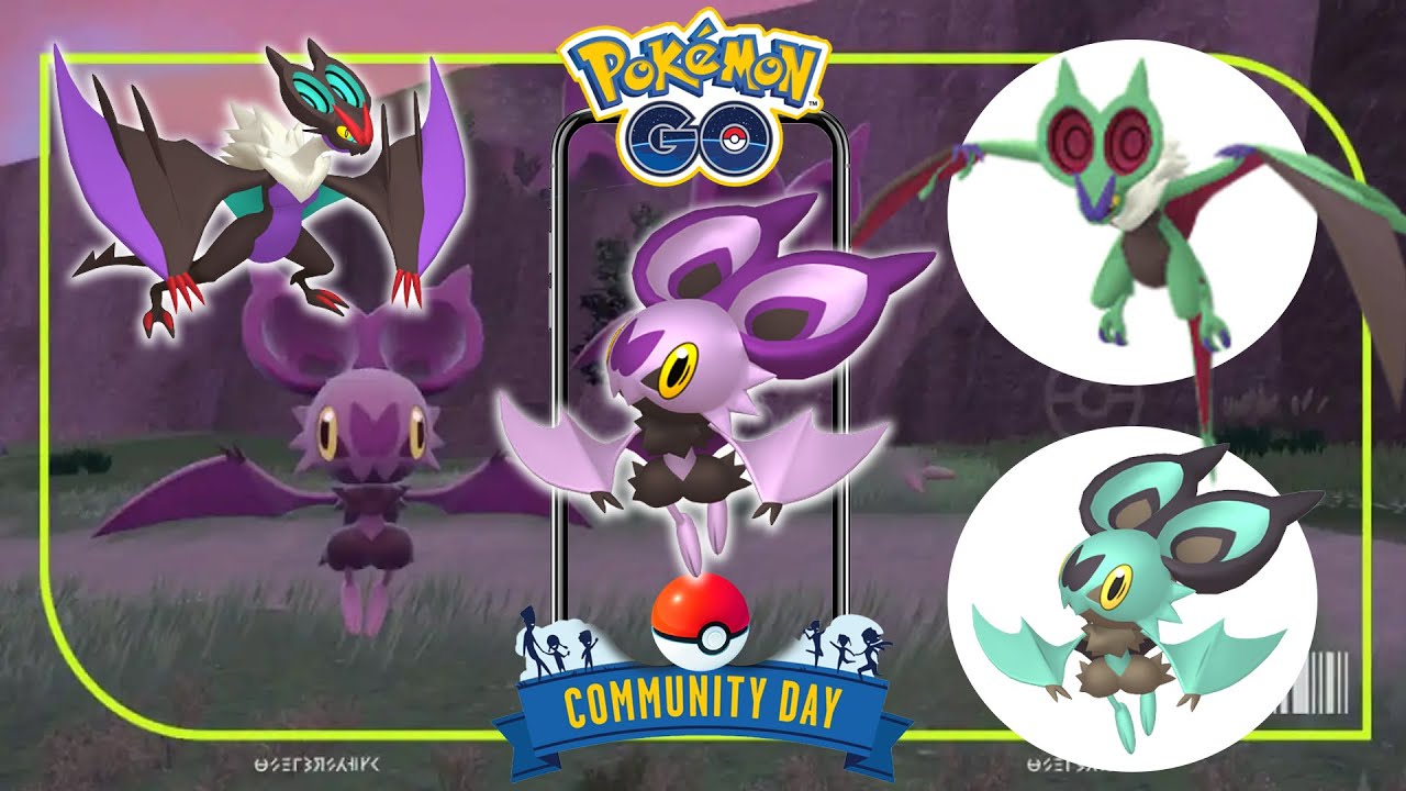 嗡蝠社群日 活動說明 NOIBAT COMMUNITY DAY EVENT DETAILS POKÉMON GO YouTube