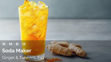 How to Make a Ginger Turmeric Fizz with your Soda Maker | Smeg SKC01
