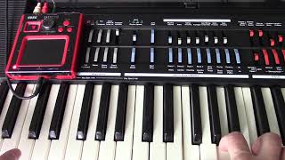 Lowrey Micro Genie V-120 + Korg Mini Kaoss Pad