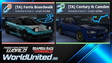 Need for Speed World | Time Attacks: Ferris Boardwalk (C) and Century & Camden (B) | WorldUnited.gg