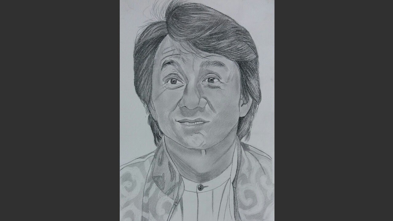 My pencil sketch of Jackie Chan  rdrawing