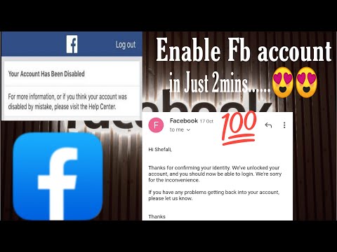 Enable your Facebook account in just 2 mins l l Age restriction account disabled problem solved ???