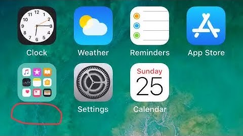 How to make a blank folder ios