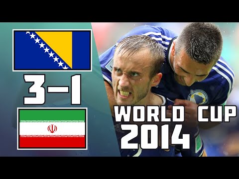 Video: Mundial De Fútbol 2014: Cómo Fue El Partido Bosnia Y Herzegovina - Irán