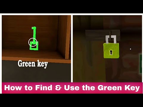 How to Find & Use the Green Key ( The Twins Horror Game )