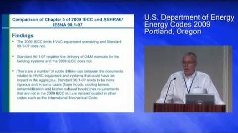 Update on Residential and Commercial Codes and Standards