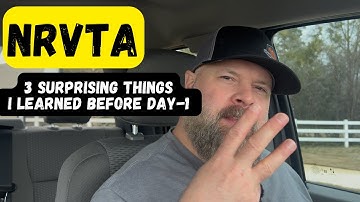 NRVTA - 3 Things You Should Know Before Day-1 | RV Tech Training Insights