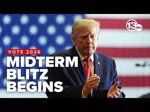 Trump, Vance launch 32-day campaign blitz ahead of midterm elections