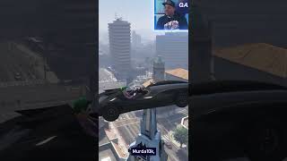 Franklin and Lamar REACT to Crazy Stunt in GTA V #expertsreact #gaming #gtav
