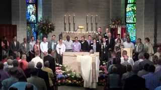New Members and Baptism Easter 2014 11am