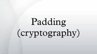 Padding (cryptography)