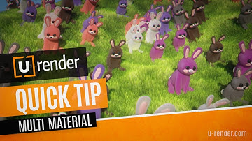 Multi-materials - U-Render Quick Tip