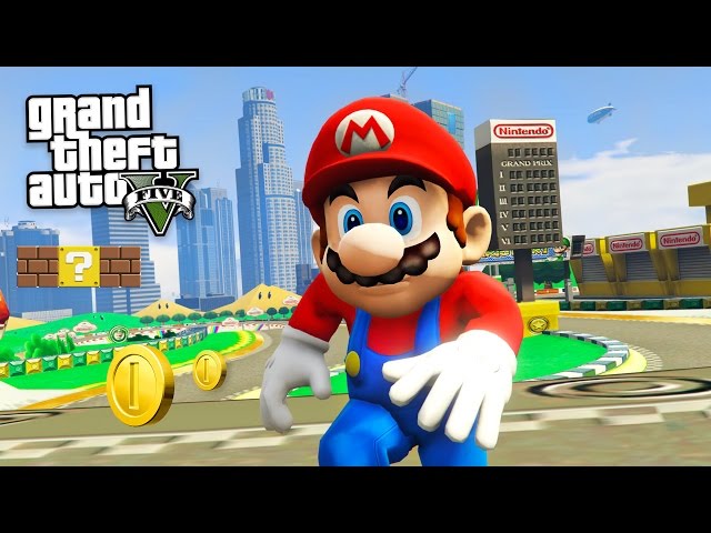 🔴 Mod super mario bros gta 5 - gta 5 ps4 - Mod do mario no gta 5