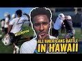 Deestroying & Travis Hunter TURN UP At All-American Practice In Hawaii! Tug-Of-War And 1v1s!?