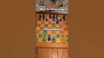 Win FAST With This BRUTAL Trap! #chess #chesstraps #chesstricks #chessstrategy #chesstactics