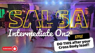 Smooth Salsa On2 Partnerwork With A Stylish Cross-Body Lead Ending