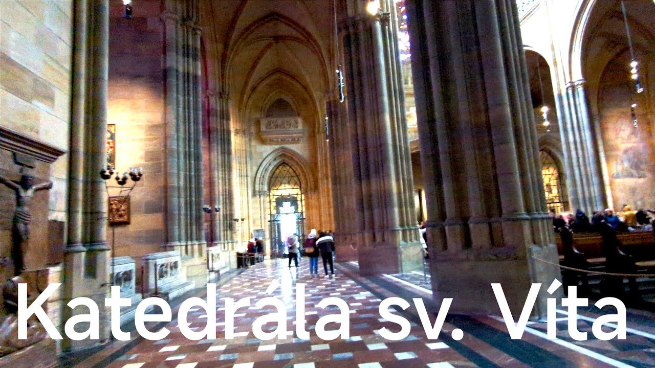Katedrála svatého Víta, Václava a Vojtěcha (4K) 🇨🇿 | Komentovaná PROHLÍDKA Interiéru - Pražský hrad