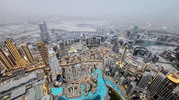 Burj Khalifa | View from 154th floor | On a 10 hour Layover in Dubai | VIP Pass #dubai #burjkhalifa