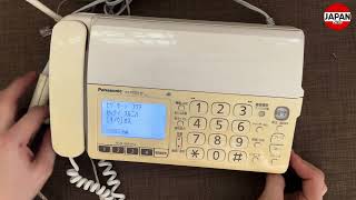 Panasonic KX-PD303-W Digital Cordless Plain Paper Fax パナソニックデジタルコードレス Máy Fax  không dây kỹ thuật số