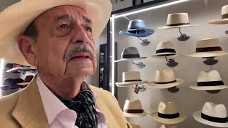 Montecristi Panama Hats #Yountville Shop tour with Proprietor Fabian Anda.#montecristiPanamahats