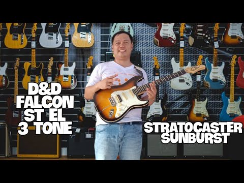 D\u0026D FALCON ST EL 3 TONE STRATOCASTER SUNBURST (Tagalog)