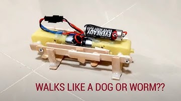 How to make simple walking robot - UWA ROBOT - Unknown Walking Animal || BOSTON DYNAMIC ROBOT