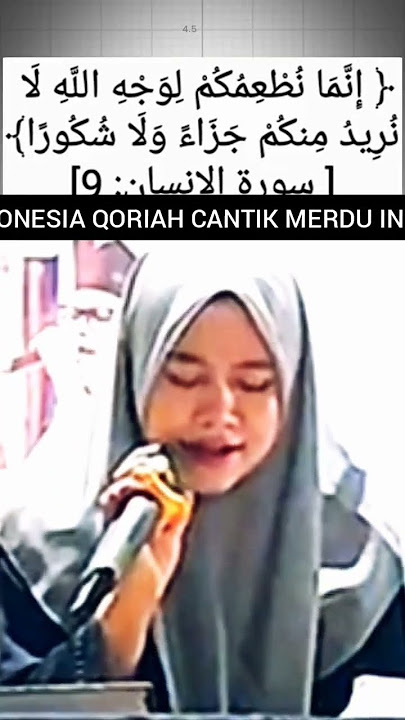 ❤️QORIAH CANTIK MERDU INDONESIA NADIA NUR FATIMAH #qoriahcantik #qoriahcantikmerdu
