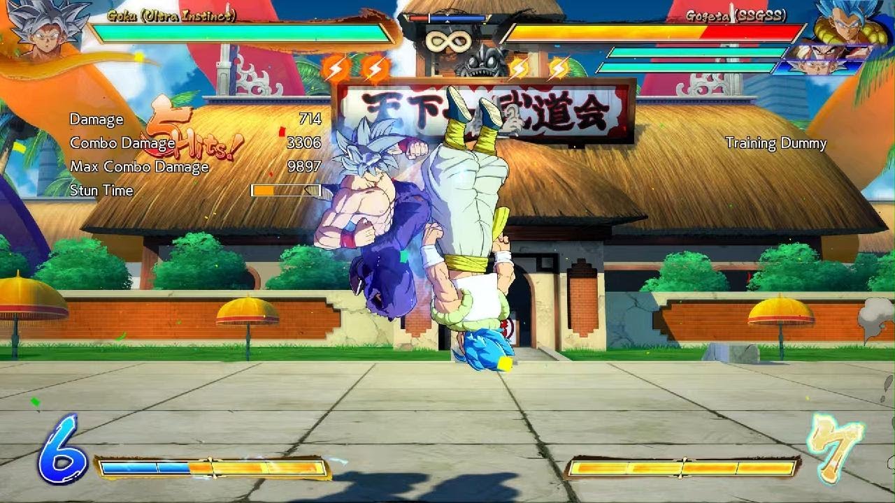 No spark TOD combo as UI Goku