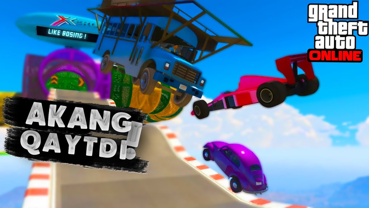 AKANG QAYTDI ASABNI BUZGANI - GTA Online YUZMA YUZ POYGA PRIKOL