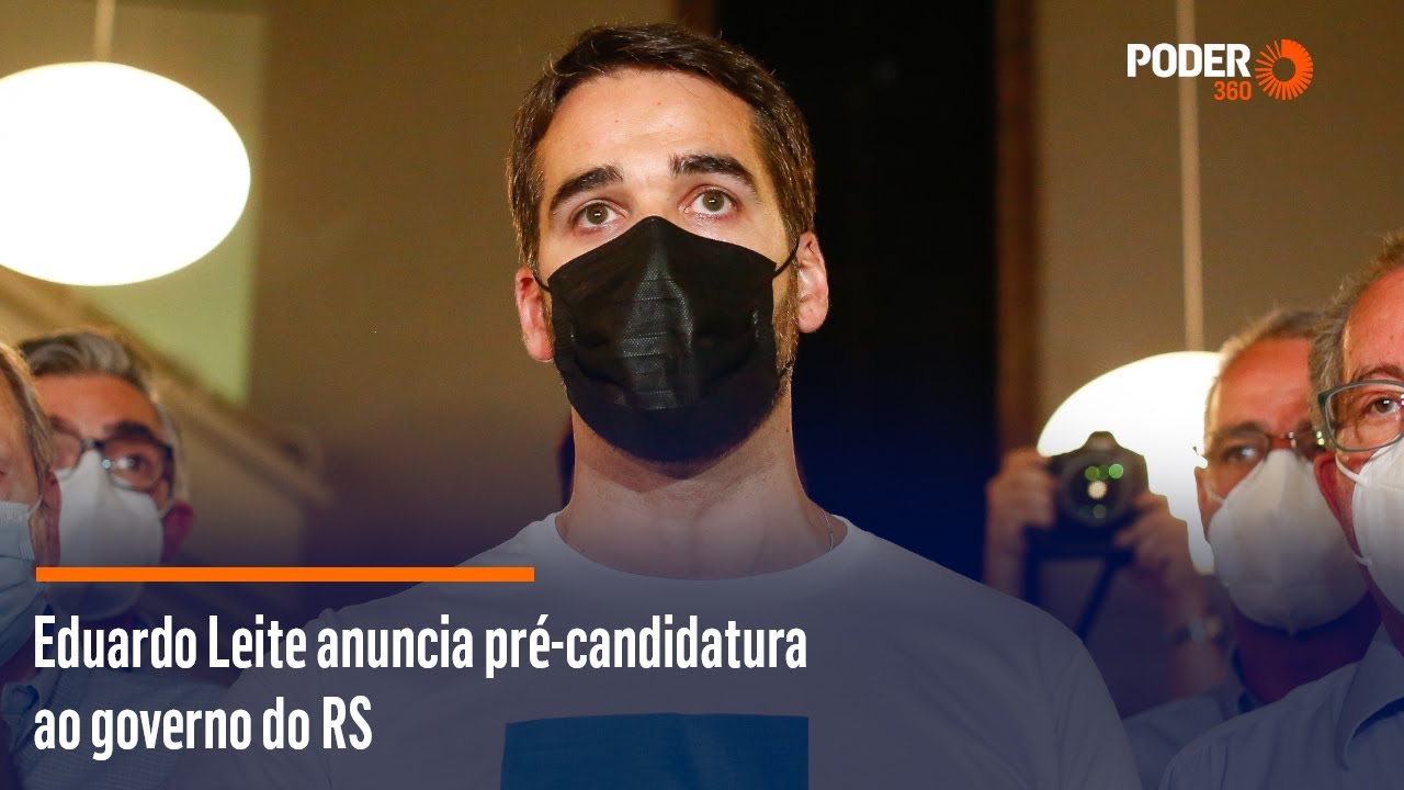 Eduardo Leite anuncia pré-candidatura ao governo do Rio Grande do Sul