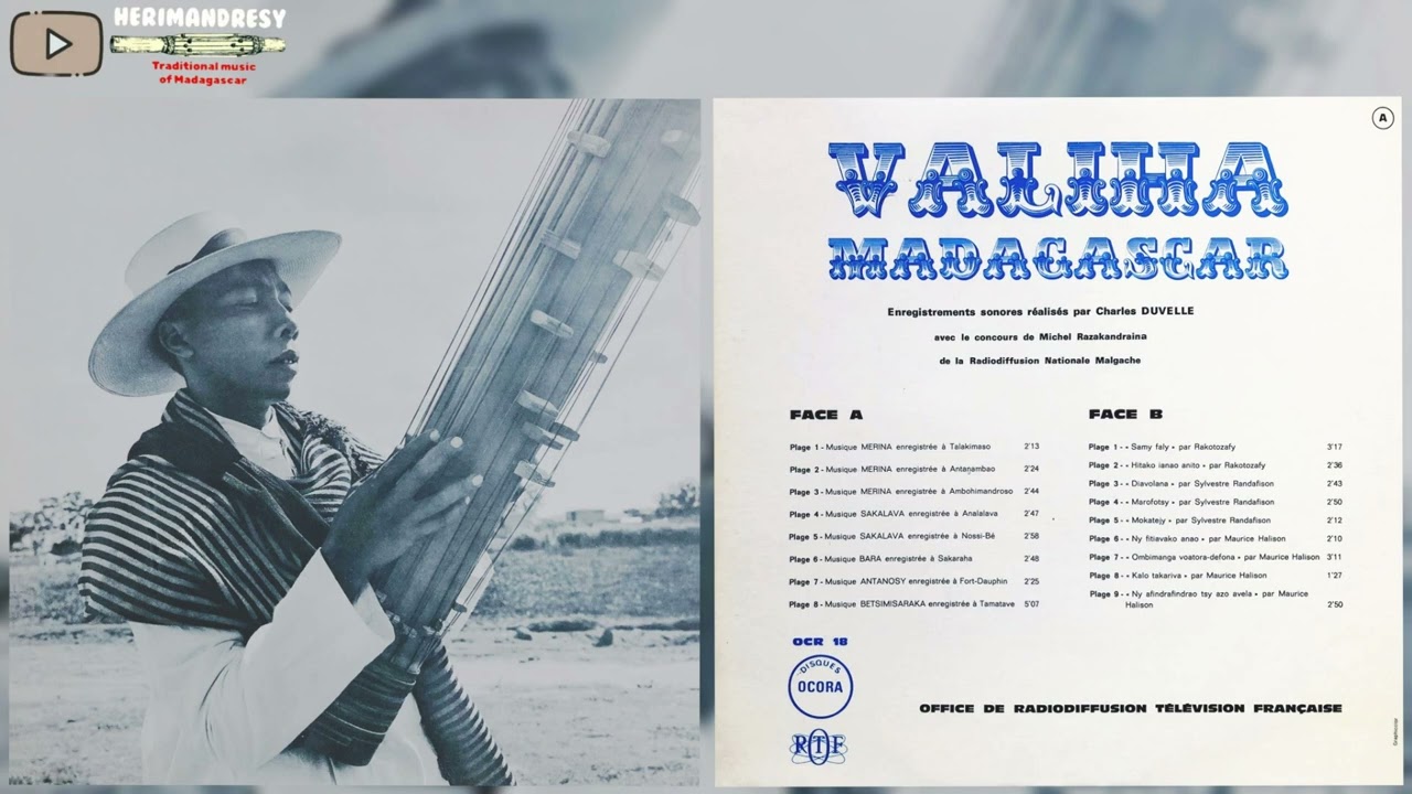 5164【LPレコード】Sylvestre Randafison/VALIHA Randafison Sylvestre - Mokatejy - YouTube