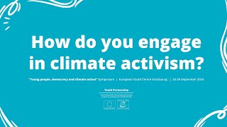 How Do You Engage In Climate Activism?