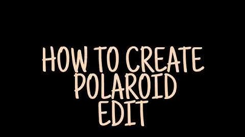 How to create POLAROID edit in picsart. POLAROID #PICSART