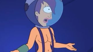 Futurama - 7 times Leela was at least 40% naked.